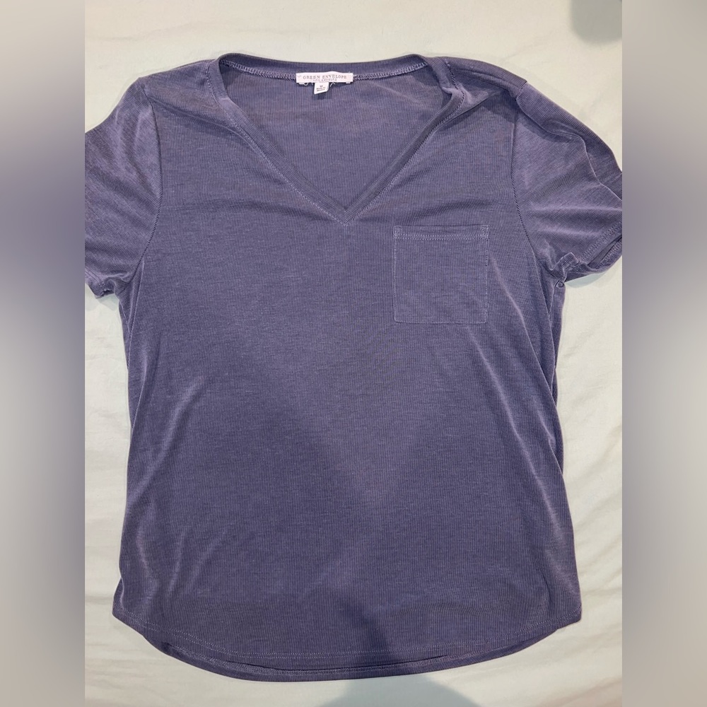 Blue pocket tee